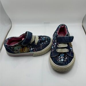 Paw Patrol Toddler Girl Size 6 Navy Blue Dog Sneakers